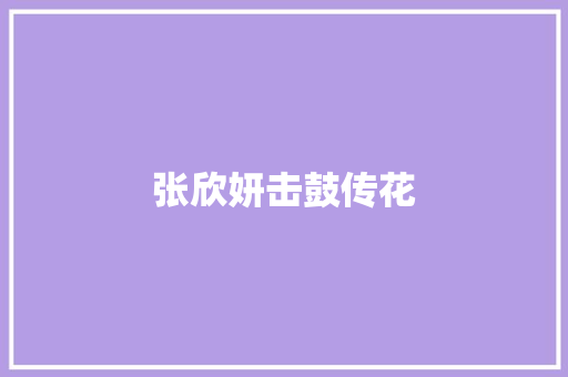 张欣妍击鼓传花 张欣妍击鼓传花