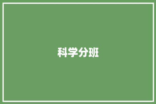 科学分班，助力教育公平与创新_基于分班计划的详细解读