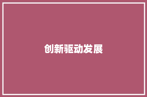 创新驱动发展，产品计划书引领未来_以XX产品为例