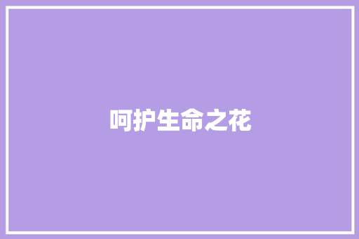 呵护生命之花，守护儿童健康成长_详细介绍小儿免疫计划
