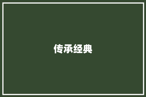 传承经典，弘扬中华之美_浅析中华传统经典词汇的魅力_积累中华传统的经典词汇