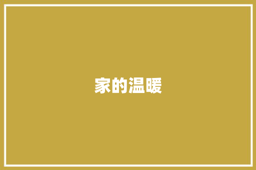 家的温暖，心灵的港湾_到我家作文四年级