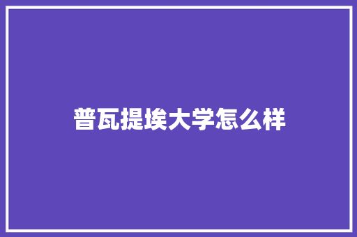 普瓦提埃大学怎么样